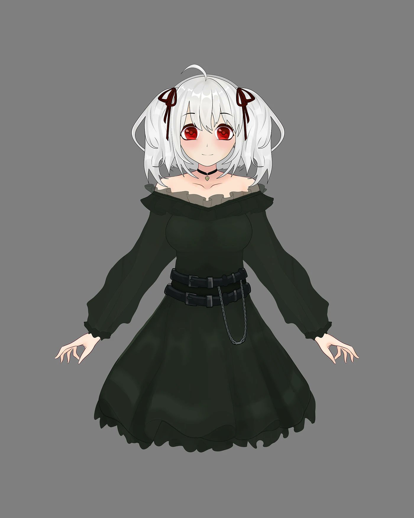 Abstract particle animation with colorful floating elements